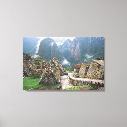 South America Peru Machu Picchu Canvas Print