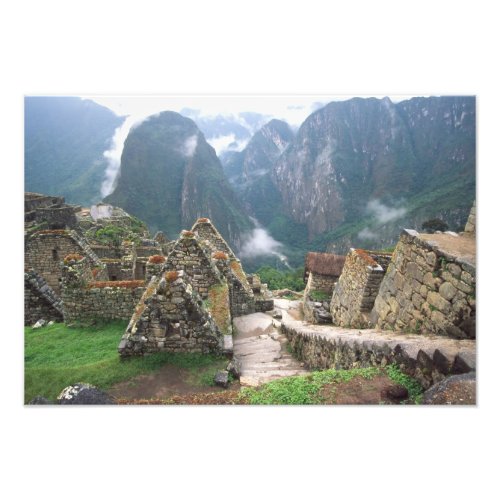 South America Peru Machu Picchu Photo Print