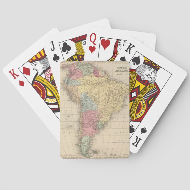 South America. Poker Cards (Back)