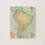 South America political Jigsaw Puzzle<br><div class="desc">South America - political. By Bartholomew, J. G. (John Georg), 1860-1920 ; John Bartholomew and Son (192). Published by ''London: The Times".</div>