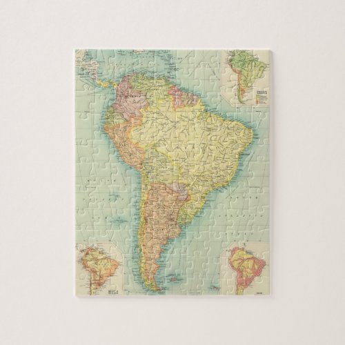 South America political Jigsaw Puzzle South America political Jigsaw Puzzle