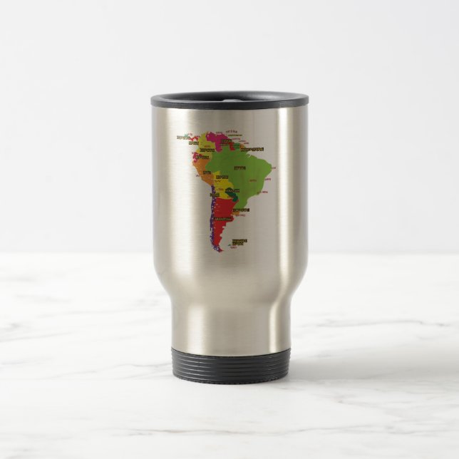 South America Travel Mug (Center)