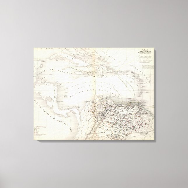 South America, West Indies Canvas Print (Front)
