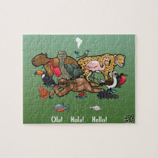 South American Animals - Jigsaw Puzzle