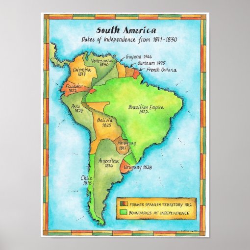 independence of south american countries