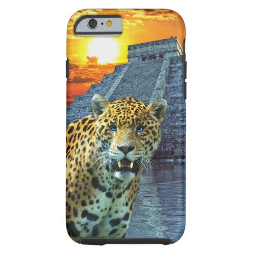 South American Jaguar at Chichen Itza Tough iPhone 6 Case
