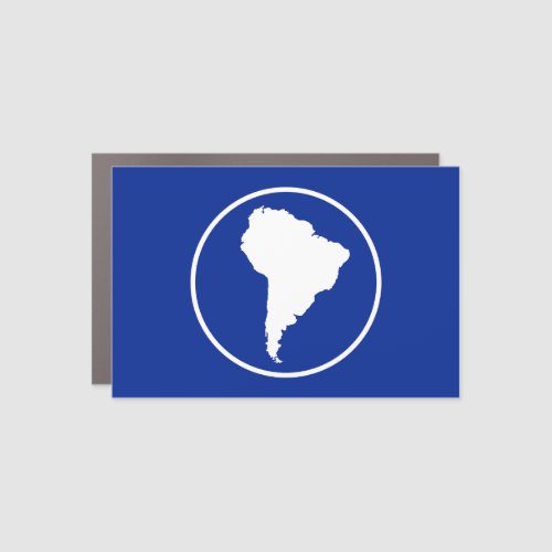 South American Union Continent Flag Car Magnet