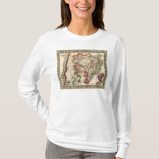 South AmericaPanoramic MapSouth America 2 T-Shirt