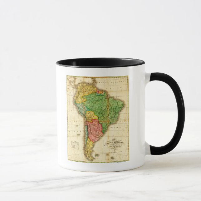 South AmericaPanoramic MapSouth America Mug (Right)