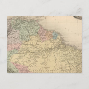 South and Northern America Postcard