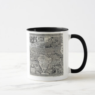 South and Part of North America - Panoramic Mug