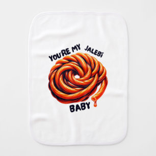 South Asian Baby Burp Cloth, Desi Gift Cloth