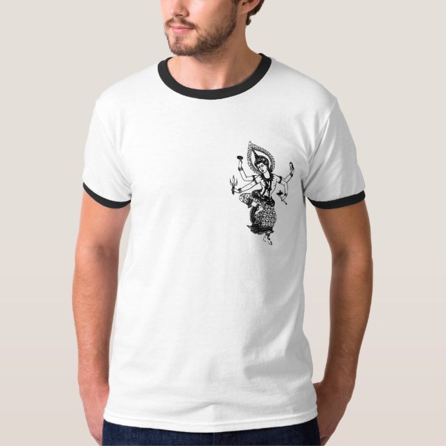 SOUTH ASIAN BUDDHA HINDU GOD ANGEL  SHIVA T-Shirt (Front)