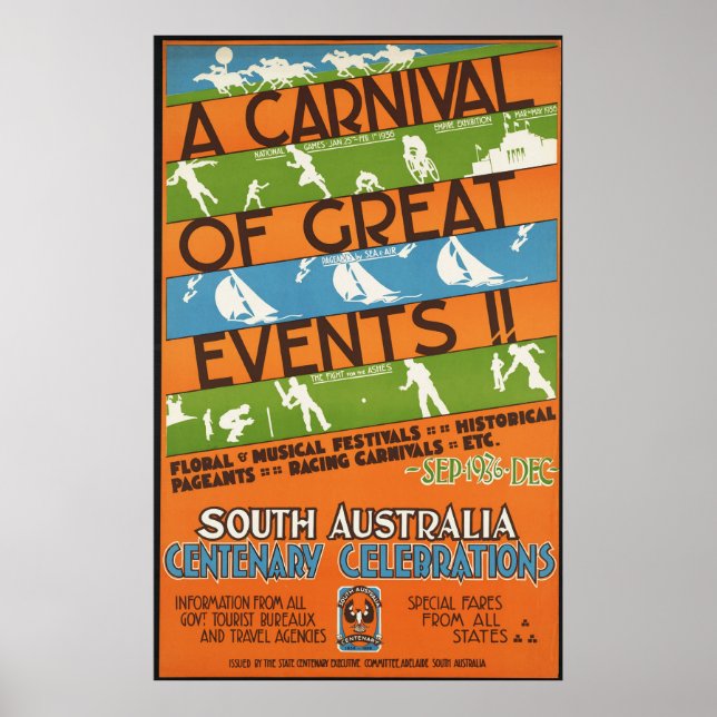 South Australia centenary celebrations Poster (Front)