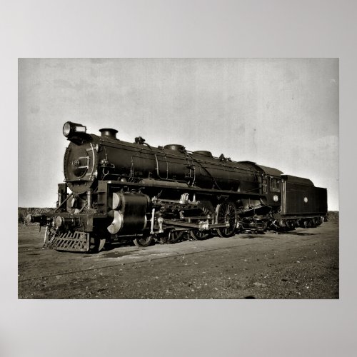 South Australian 600 Class Locomotive Poster