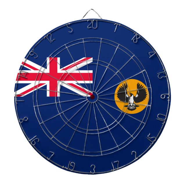 South Australian Flag (Australian State) (SA) Dart Board (Front)