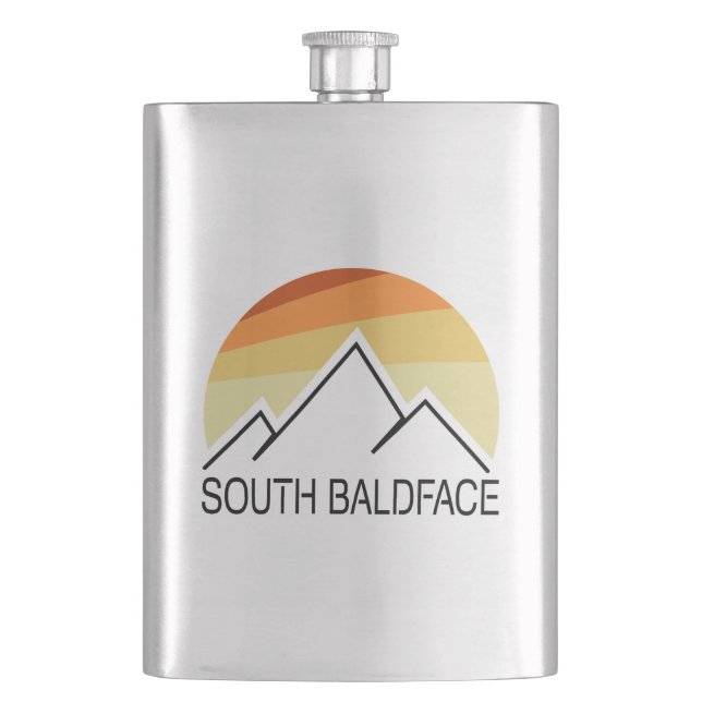 South Baldface New Hampshire Retro Flask (Front)