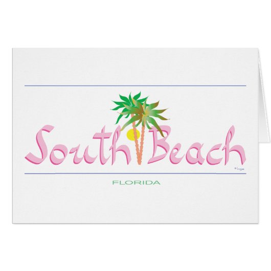 South Beach, FL Cards (Front Horizontal)