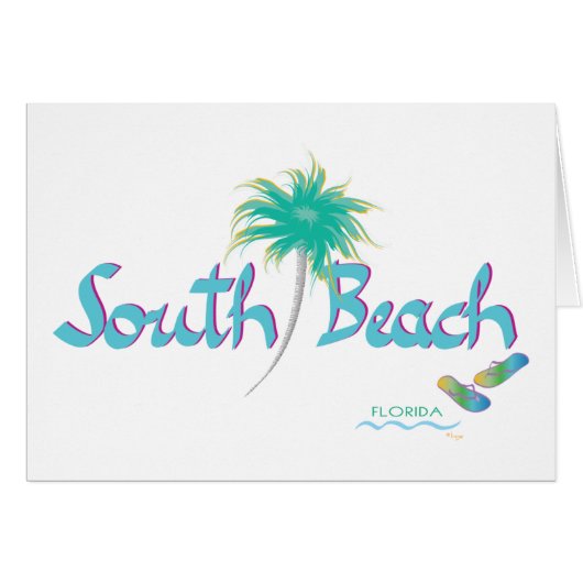South Beach, FL Cards (Front Horizontal)