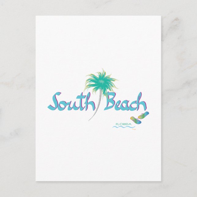 South Beach, FL Postcard (Front)