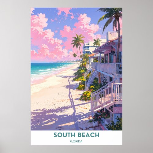 South Beach Florida Poster