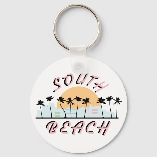 South Beach Keychain (Front)