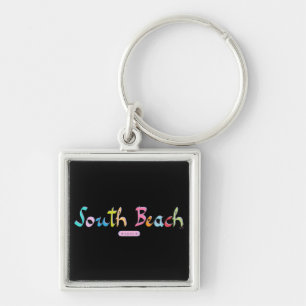 South Beach, Miami FL Keychain