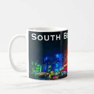 South Beach, Miami, Florida Art Deco Coffee Mug