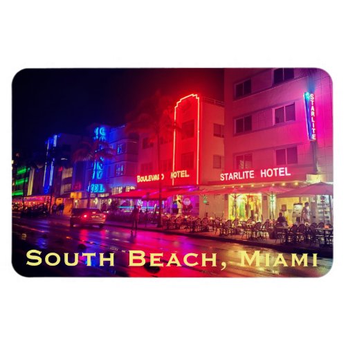 South Beach Miami Florida Art Deco Magnet