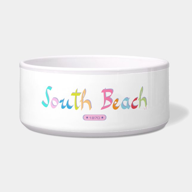 South Beach, Miami, Florida Bowl (Front)