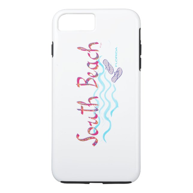 South Beach Miami, Florida Cool iPhone 7 Case (Back)