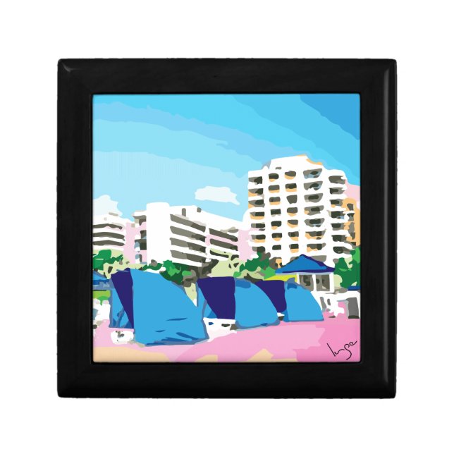 SOUTH BEACH, MIAMI, FLORIDA GIFT BOX (Front)