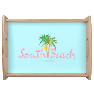 South Beach, Miami, Florida Serving Tray