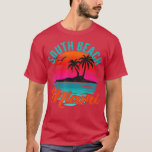 South Beach Miami Florida Sunset Vacation Distress T-Shirt