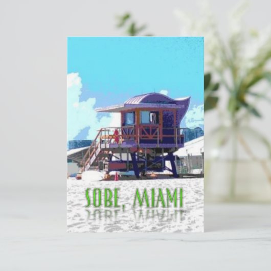 South Beach Miami hut (Standing Front)