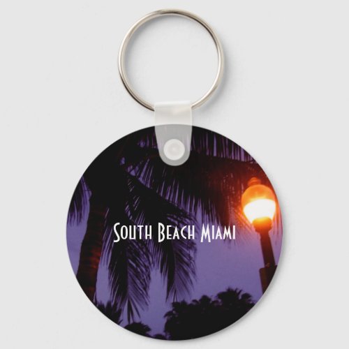South Beach Miami Keychain
