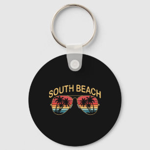South Beach Miami Men Women Souvenir Surfboard Keychain