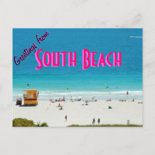 ~South Beach~ POSTCARD