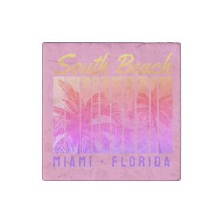south beach stone magnet