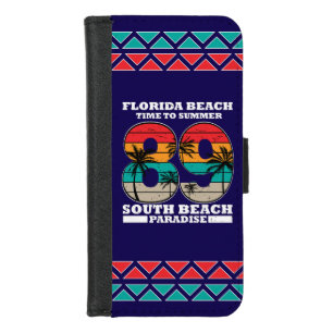 South Beach Sunset – Ride the Wave of Summer iPhone 8/7 Wallet Case