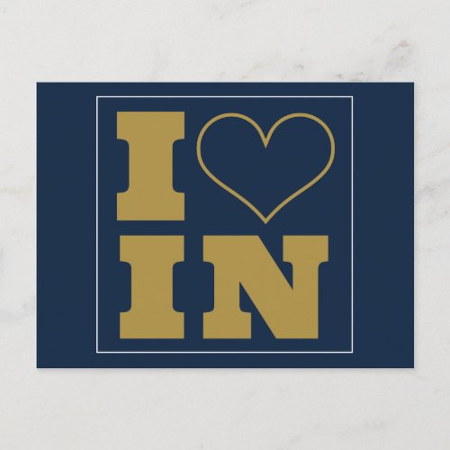 South Bend IN Tailgate Invitation Postcard