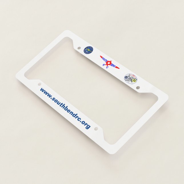 South Bend RC Club License Plate Holder Frame (3/4)