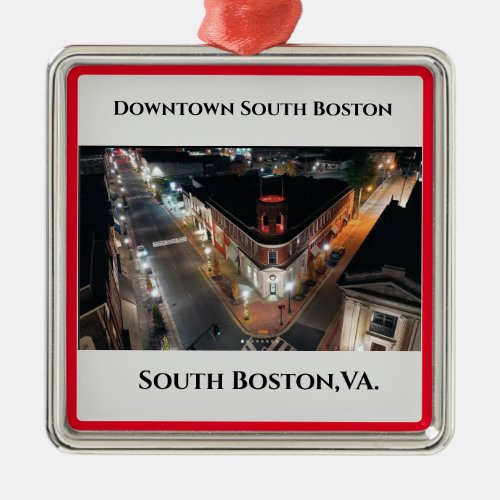  South BostonVA Christmas  Metal Ornament