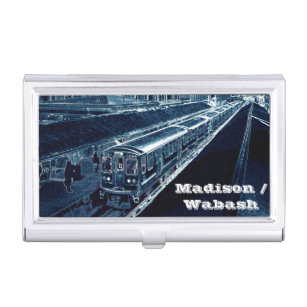 South Bound Train Business Card Case
