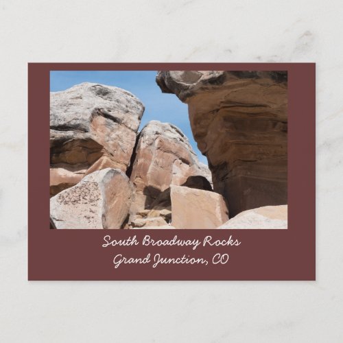 South Broadway Rocks Grand Junction CO Postcard