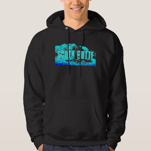 South Butte Blue on Blue Mountain Hoodie (Front)