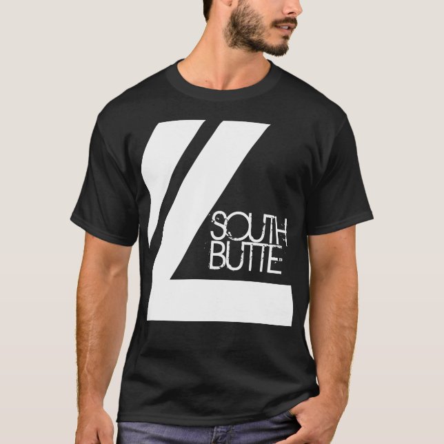 South Butte Double Line Dark T T-Shirt (Front)