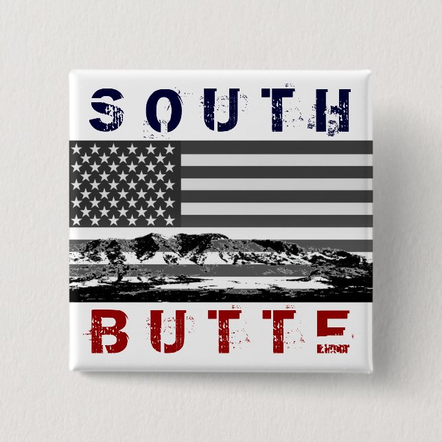 South Butte "Stars and Stripes" Button (Front)
