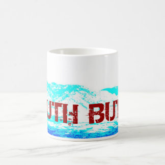 South Butte White, Blue, and Red Coffee Mug