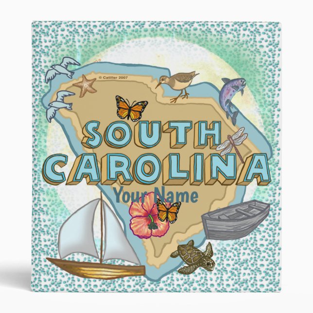 South Carolina 3 Ring Binder (Front)